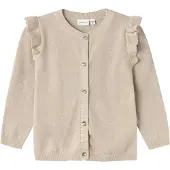 Name it Gebreid vest 'NMFAbinne' taupe