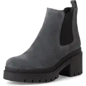 Tamaris Chelsea boots donkergrijs