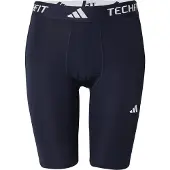 Adidas Sportbroek 'TECHFIT Compression Training Short' nachtblauw / wit