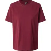 Pieces Shirt 'PCRia' wijnrood