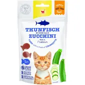 GimCat 12x Crunchy Kattensnack Tonijn & Courgette 50 Gr