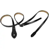 Gaucho GSTM70BK Lederen Mandoline Riem Zwart