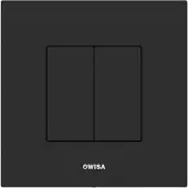 Wisa Delos bedieningspaneel mat zwart tbv XF/XS