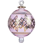 Goodwill - Kerstbal - roze - L12 x H12 cm
