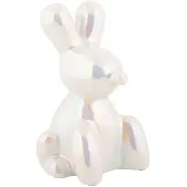 Present Time beeld konijn white plated
