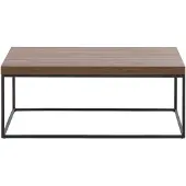 Beliani DELANO - Salontafel - Donkere houtkleur - MDF