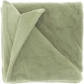 Unique living plaid klaas tea green -150x200cm
