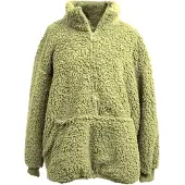 Unique living hoodie willow tea green -60x67cm