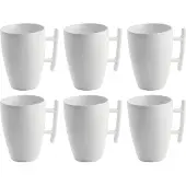 BonBistro Cappuccino kopjes Yong Squito 300 ml - Wit - 6 stuks