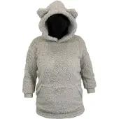 Unique living Hoodie pippa kids 50x70 cm chat grey