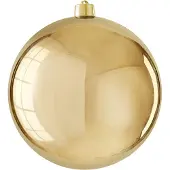 House of Seasons Kerstbal Unbreakable Goud Glanzend 25 cm