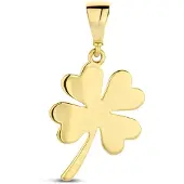 The Jewelry Collection 14K geelgoud hanger klaver 4027598