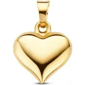 The Jewelry Collection hanger hartje 14K geelgoud 4023485