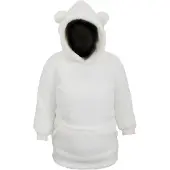 Unique living Hoodie pippa kids 50x70 cm d white