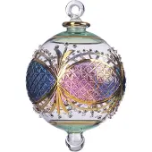 Goodwill - Kerstbal - Blauw - L12 x H12 cm
