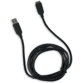 Muvit , 1,8 m Micro USB naar USB A 3.0 oplaad- en synchronisatiekabel, Zwart