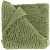Unique living plaid clio tea green -150x200cm