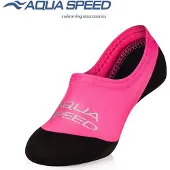 Aqua Speed Zwemsokken - Watersokken Kinderen - Roze / Zwart 26/27
