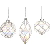 Goodwill Kerstbal Glas D 8 cm Voordeelass. Per 3 Stuks