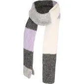 Sarlini Winter Sjaal Meisjes Grijs-Wit met Lila