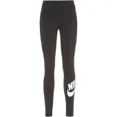 Nike grote swoosh-logo zwarte legging