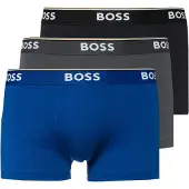 BOSS Heren Pak 3 Troncal 3P blauw, grijs, navy blauw, grijs, navy (S), Homewear, Katoen, Marineblauw 50475274