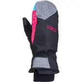 CMP - Kid's Twill Ski Mitten - Handschoenen 6, zwart
