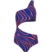 Buffalo Badpak 'Monokini Dune' donkerblauw / oranje