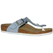 Birkenstock gizeh-breed Teenslippers | Maat 30 Meisjes Blauw
