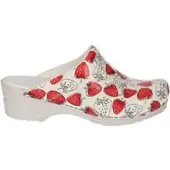 Sanita Flex 314 Fruity Aardbei - Klompen - Rood/Wit - 40