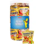 Haribo Goudberen "Jij bent BEREtof!" - snoepcadeau - fruitsmaken - 600g
