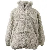 Unique living hoodie willow kids chateau grey -43x47cm