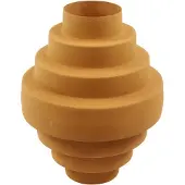 Countryfield Vaas Rana metaal L25B25H32,5CM oranje