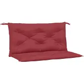 vidaXL Tuinbankkussens 2 st 100x50x7 cm oxford stof wijnrood