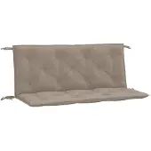 vidaXL Tuinbankkussens 2 st 120x50x7 cm oxford stof taupe