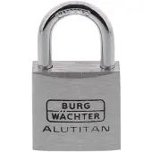 Burg wachter 36151 Hangslot 30.00 mm Gelijksluitend Aluminium Sleutelslot