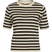 Object Trui beige / zwart