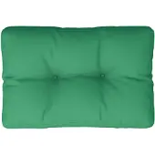 vidaXL Palletkussen 50x40x12 cm stof groen