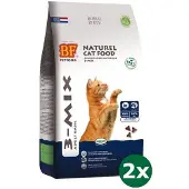 BF Petfood Biofood kattenvoeding kat 3-mix kattenvoer 2x 2 kg