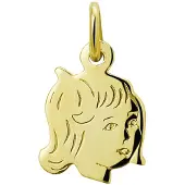 The Jewelry Collection Gouden kinderkopje meisje 4005850