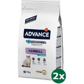 Advance cat sterilized hairball kattenvoer 2x 1,5 kg