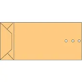 Quantore Envelop Quantore monsterzak 100x245x40mm bruin 250 stuks