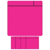 Smit Visual Magneet scrum - 75x75mm - roze - 5 stuks