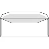 IEZZY Envelop IEZZY C5/6 114x229mm venster rechts gegomd wit 500st