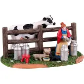 Lemax Victorian dairy farmer kerstfiguur
