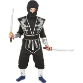 Vegaoo Ninja pak voor jongens - Verkleedkleding - Maat 140/152