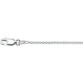 The Jewelry Collection Zilveren Collier anker rond 1 1018840 45 cm