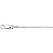Trendjuwelier huiscollectie 1021118 Zilveren Ketting Anker Rond 1,4 mm 41 + 4 cm
