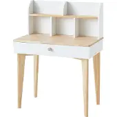 Vertbaudet Bureau voor de basisschool SCANDI wit/hout