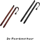 Bates singelstoten leer dressuurzadel zwart
